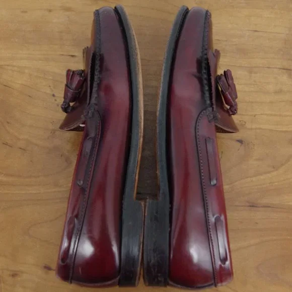 Men's Bass Weejuns Kiltie Tassel Leather Loafer Size 9D - Picture 2 of 9